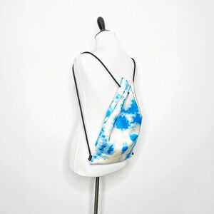 Triangl Swimwear Neoprene Tie Dye Pool Beach Bag Drawstring Pouch Backpack
